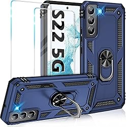 for Samsung Galaxy S22 5G Case with Built in Screen