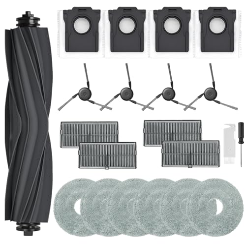 Accessory Kit for Dreame L10s Ultra Gen 3/L40 Ultra/X40 Ultra/X40 Ultra Complete/X40 Master/Mova P50 Pro Ultra, 1 Main Brush 4 HEPA Filters, 4 Side Brushes, 6 Cloth, 4 Dust Bags