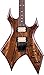 B.C. RICH Mk11-WL-ZC w/case Mk11 Warlock Electric Guitar with Hard Shell Case, Ziricote Top