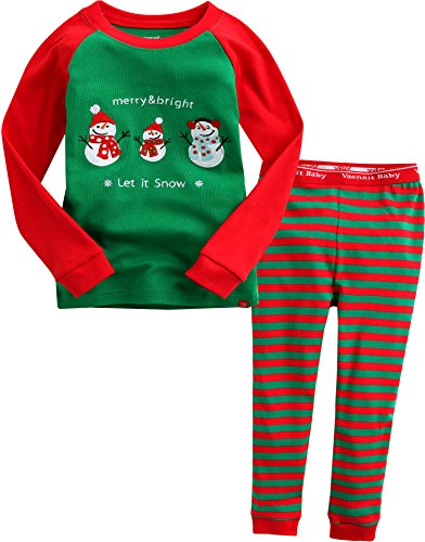 12M-7T Kids Boys Girls X-Mas Christmas Pajamas Pyjamas Sleepwear Set