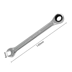 Kyuionty 2 Pcs 8mm Ratcheting Combination