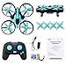 RCtown Mini Drone for Kids and Beginners, 2.4GHz 4CH Remote Control Nano Quadcopter with Altitude Hold, Headless Mode, 3D Flips, One Key Return (Tiffany Blue)