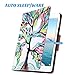 ULAK iPad Air Case, Multi-Angle Rotating Stand Protective Case Cover for Apple iPad Air (2013 Release) with Automatic Wake/Sleep Function (Tree Pattern)