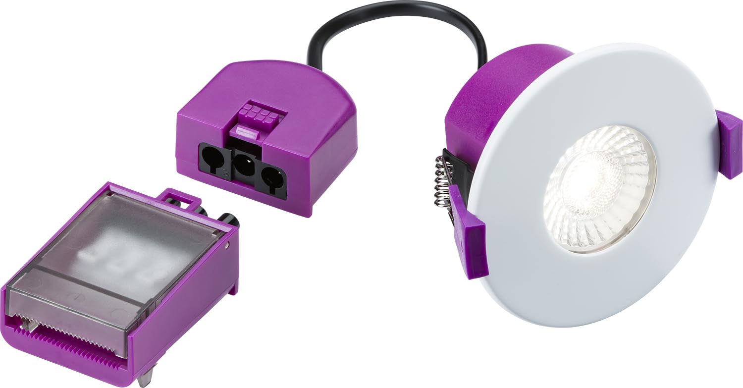 Knightsbridge SpektroLED Evo Fixed - Fire Rated IP65 Downlight with 2 x Wattage and 4 x CCT