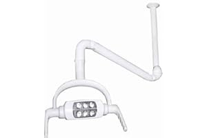 BoNew Exam Light ORAL 360 Rotation Ceiling Mounted Arm Shadowless Lamp With 6 LED Infrared Sensor