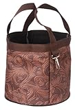 Tough-1 Final Touches Grooming Caddy - Tooled Leather Print