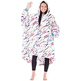 THE COMFY Dream | Lightweight Microfiber Fleece Wearable Blanket, Oversized Design Hood & Pocket from Shark Tank, Cozy Gifts
