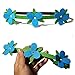 4 Pack Trolls Poppy Flowers Headwrap Headband Non-Woven Fabric Hairband Trolls Party Supplies Cosplay Costumes for Kids