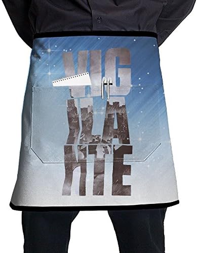 XiHuan Grill Aprons Kitchen Chef Bib Skate Swag Professional For BBQ Baking Cooking For Men Women Pockets