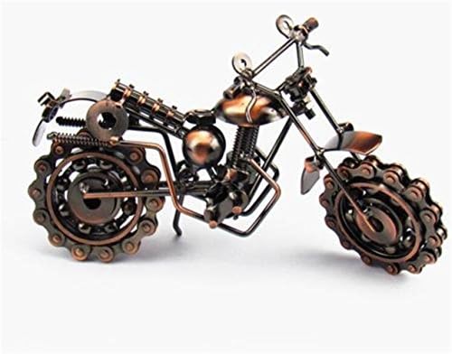 MYTANGCreative Office Desktop Accessories The motorcycle loves Metal Motorcycle Model Artwork (M10-Copper (big size))
