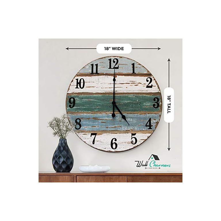 18 inch Beach Clock Handmade Cedar Wood Beach Wall Clock Great