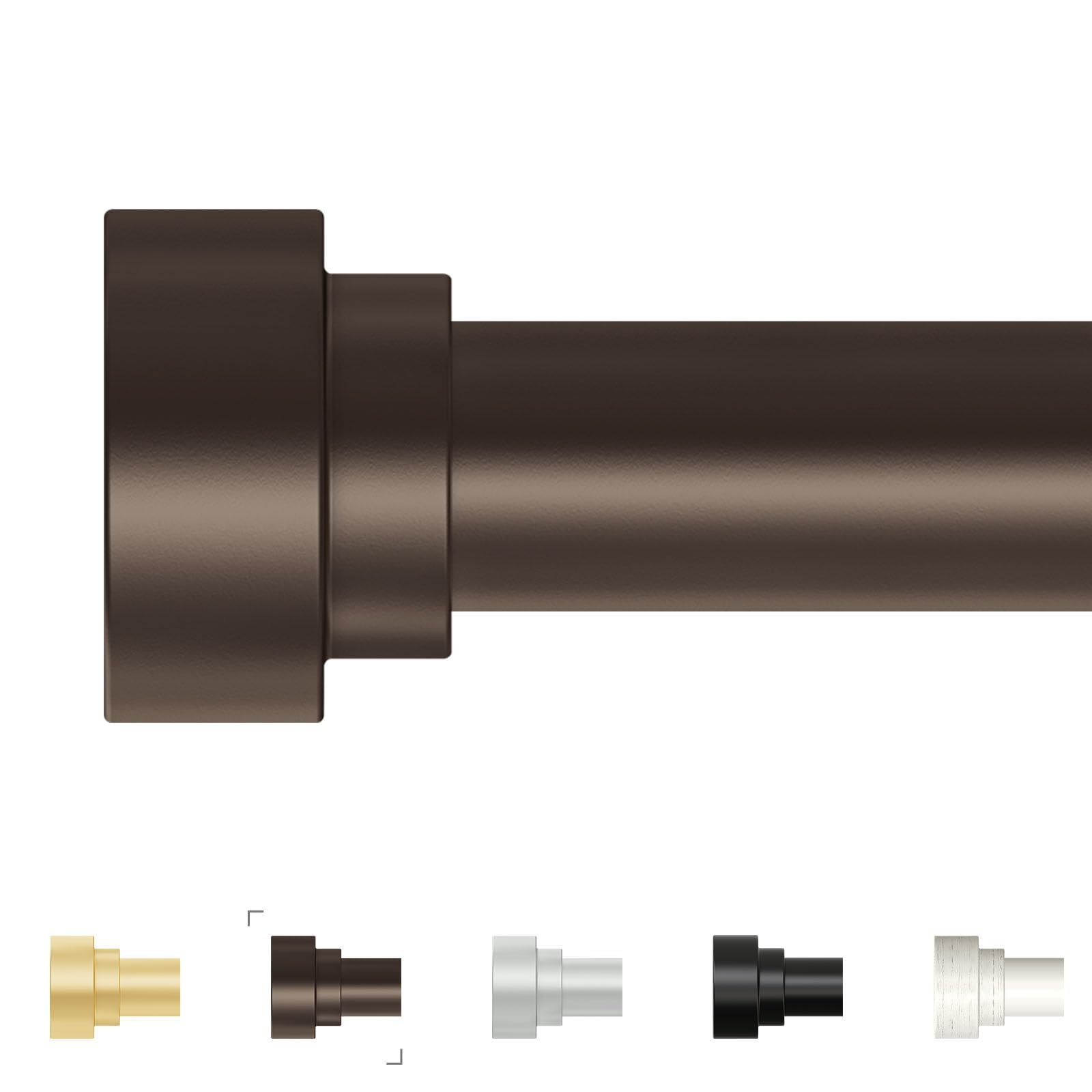 Photo 1 of Extra Long Curtain Rods 120 to 170 Inch(10-14ft),1Inch Bronze Adjustable Extra Long Curtain Rod,Heavy Duty Decorative Window Curtains Rod for Bedroom,Long Curtain Rods 120-170