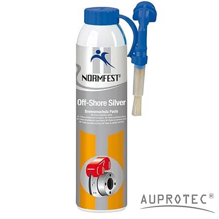 Auprotec® Normfest Bremsen Schutz Paste Bremsen Montagepaste Off Shore Silver Bremsenfett 200ml Dose