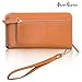 Oren Stone RFID Blocking Synthetic Leather Wallet for Women- Classic Long Clutch, Card Holder Purse Excellent Credit Card Protector