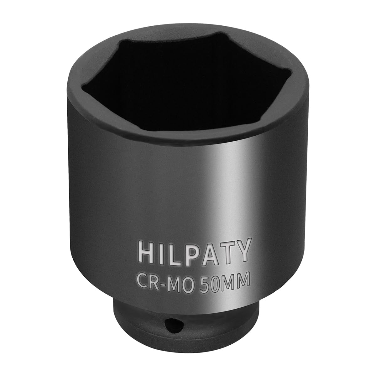 Hlipaty Impact Socket 50mm, 1/2" Square Drive 6 Point Cr-Mo Deep Socket, 78mm Length — image 1