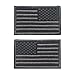 WZT Bundle 2 Regular and Reverse American Flag Embroidered Patches