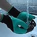 CJSJ Garden Genie Gloves with Claws on EACH Hand for Digging & Planting