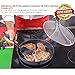 BergKoch Splatter Screen for Frying Pan - 9.5 Inch Stainless Steel Grease Splatter Guard - Cover Oil Splash when Sizzling Bacon, Cooking Fried Chicken or Popcorn