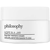 philosophy hope in a jar barrier restore cream – with ha+ complex, cica & ceramides – intensely hydrating moisturizer for dry, sensitive skin – repairs & soothes
