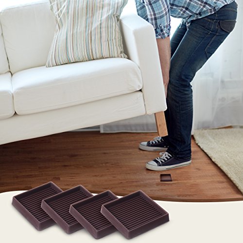 1 CasterMaster+Square+Rubber+Furniture+Anti+Sliding