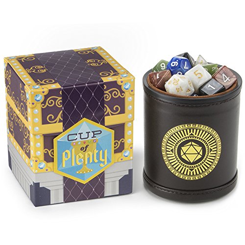 image for Cup of Plenty: 5 Sets of 7 Premium Pearlized Polyhedral Role Playing G