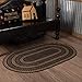 VHC Brands Classic Country Primitive Flooring-Farmhouse Jute Black Rug, 36 x 60, Non-Stenciled