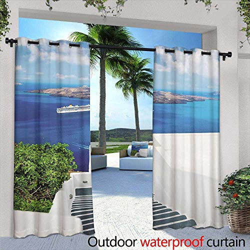 Lightly Indoor Outdoor Single Panel Print Window Curtain Special