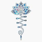 Lotus Flower Yoga Symbol Tattoo Galaxy Style Sticker Bumper Sticker Vinyl Decal 5