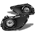ZMAUTOPARTS Front Bumper Driving Fog Lights Lamps Chrome Compatible with 2013-2015 Mazda CX-9