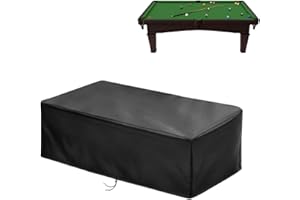 Saking7/8/9 ft Billiard/Pool Table Cover Full Protection with Drawstring for Snooker Billiard Table (7ft: 89x46x32in)