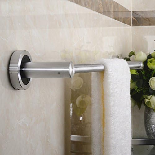 Ueannryer Light Drawing Space Aluminum Towel Bar, Bathroom Hardware Pendant, Single Pole Towel Rack, Thickening And Thickening Towel Rack, Bathroom Shelf