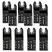 HOTBEST BI-Metal/Wood/Iron Nails Oscillating Saw Blades Universal Bi-Metal Quick Release Multi tool Blades, Fits Dewalt, Porter Cable,Rockwell,Makita,Black & Decker,Bosch Craftsman,Fein Multi primary