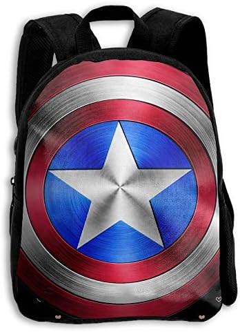 School Backpack Captain America Marvel Comics Toddlers Bookbag Shoulder Bag School Backpacks For Girls Boys Kids Elementary