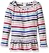 Gymboree Girls' Big Printed Peplum Tee