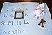 Kiddo Kind Baby Milestone Blanket - 52 x 48 - Makes Unique Photo Props for Babies - Extra Large Monthly Age Blankets Create Personalized Photography for Each Month - Perfect for Expecting Moms