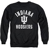 LOGOVISION Official Collegiate Large Distressed Logo Adult Crewneck Sweatshirt Collection