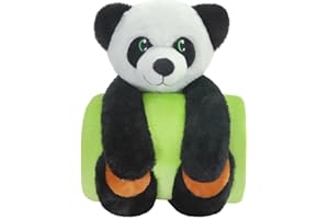 Soft Breathable Blanket 39x33 Inches, Panda-Shaped Lightweight Throw Blanket for Travel,Bed and Couch, for Girlfriends or Rel