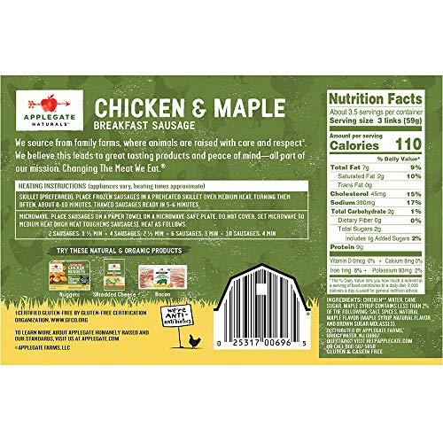 1 Applegate+Natural+Chicken+Breakfast+Sausage