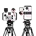 SUPON U Rig Pro Smartphone Video Rig, Phone Movies Mount Handle Grip Stabilizer, Filmmaking Recording Rig Case for Video Maker Filmmaker Videographer -- Fits iPhone, Samsung, HuaWei,and all Phones