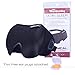 Sleep Mask, Sleeping Mask With Bleeder Vent Eye Mask For Sleep（black）