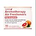 Crushables Air Freshener: 100% Pure Essential Oils. Chemical Free. Air Freshener for Home, Car, Gym Bag, Bathroom, Closet, Laundry, Trunk, and Small Spaces. Instant Aromatherapy in Just One Crush! Box of 10 (Pink Grapefruit)