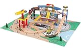 Kidkraft Transportation Station Train Set with Roll-Up Felt Play Mat - 2016 Exclusive Edition