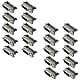 Fielect D-sub Connector Female Socket 15-pin 2-Row Right Angle Port Terminal Breakout Solder Type for Mechanical Equipment Black Pack of 1