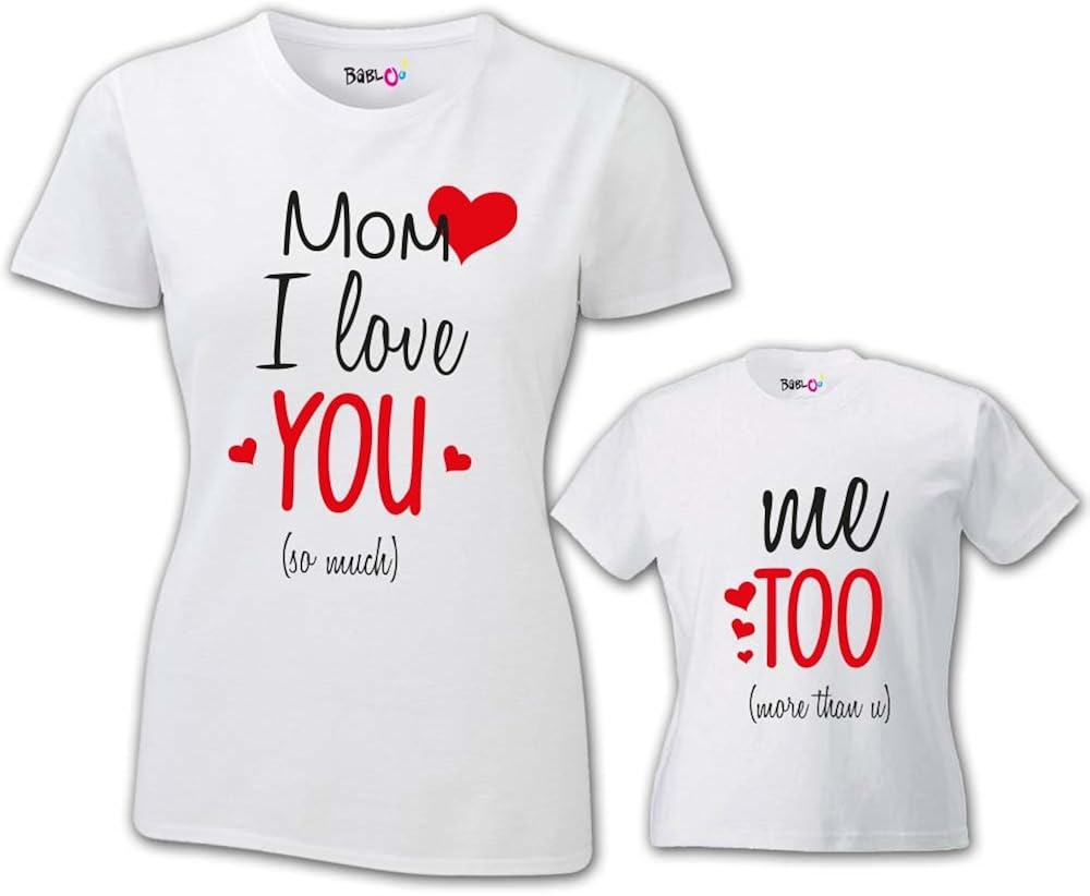 Lot De 2 T-shirts Maman Et Fille - Motif "Diva" Fête Des Mères - Noir Et Blanc - Coton - Taille Assortie - Neufs