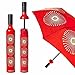 VINRELLA Wine Bottle Umbrella, Umbrellas for Rain- Portable and Compact Umbrella for Travel, Waterproof and Windproof Umbrella, Fun Gift, UV Blocker