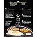 Kebley Set of 2-15.75 x 23.5 Inch Large BBQ Grill Mats Baking Mats, Non-Stick, Easy To Clean，Reusable and Heat Resistant, FDA-Approved