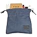 Hide & Drink, Golf Valuables Field Pouch Handmade from Waxed Canvas (Blue Mar)