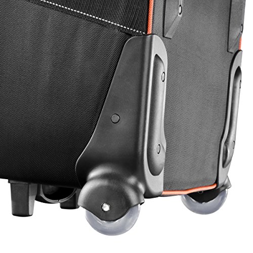 Walimex pro Studiotasche Trolley Größe L – Großräumiger & gepolsterter Trolley für Studioequipment, 2-in-1 Funktion als Tasche und Trolley mit kugelgelagerten Rollen – Bild 7