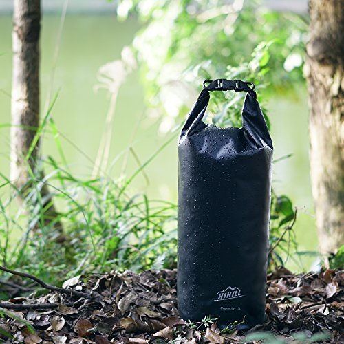 HiHiLL Sacs Etanches pour Activités de Plein Air et Sports Aquatiques Camping avec Une Pochette Etanche Téléphone, 15L