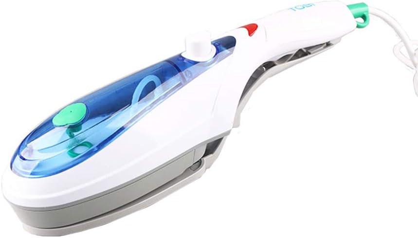 Mslawlife Portable Garment Steamer - Professional Traveling Handheld Steam Iron Hot Brush for Clothes - Fast Heat-up Garment Compact Clothes Steamer with High Capacity for Travel and Home-Blue